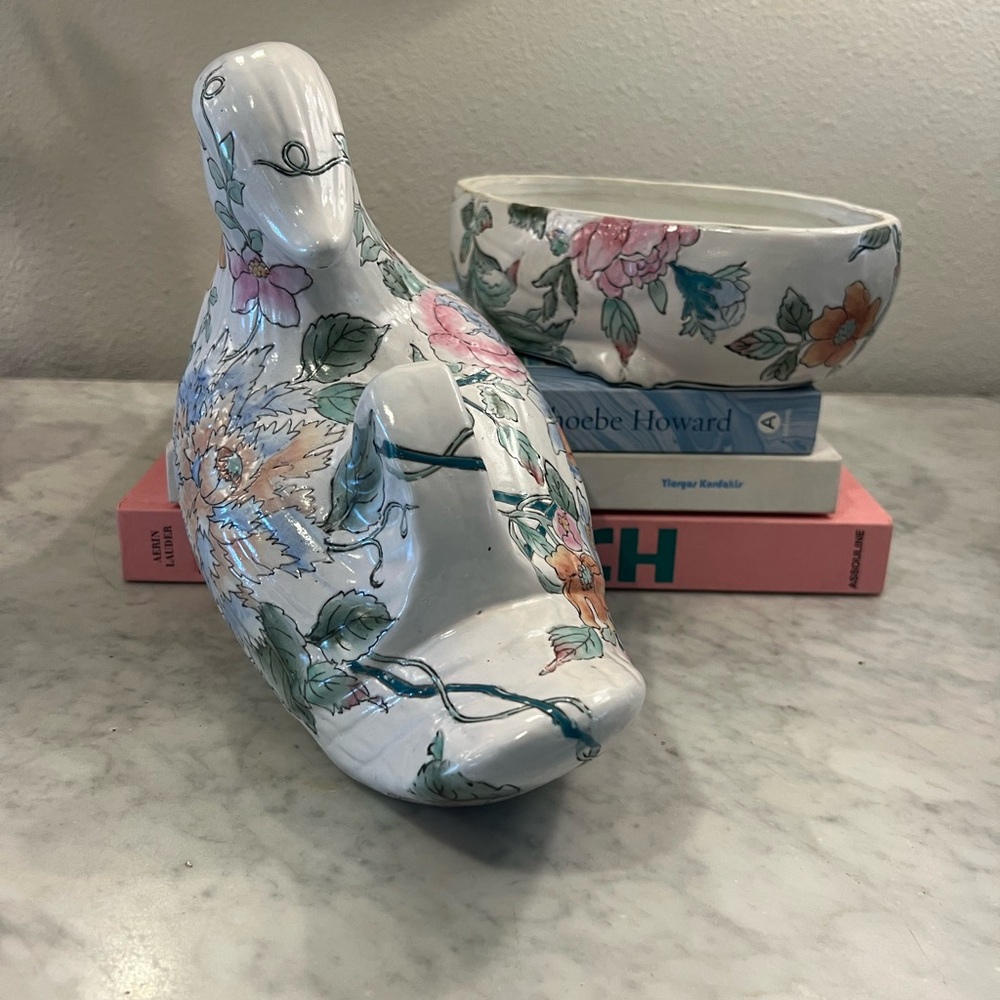 Antique Japanese Mallard Duck Porcelain